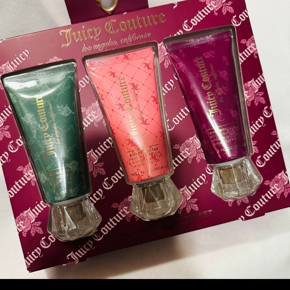Juicy Couture 3 Pack Hand Lotion Set